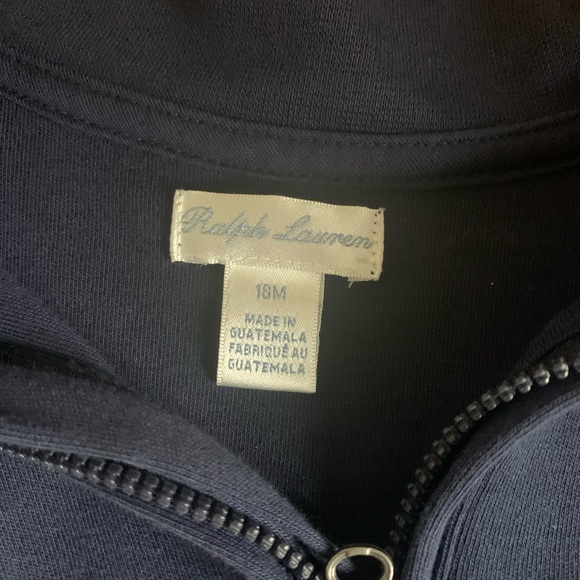 Bundle of 2 Polo Ralph Lauren 3/4 zip pullovers - Picture 2 of 6